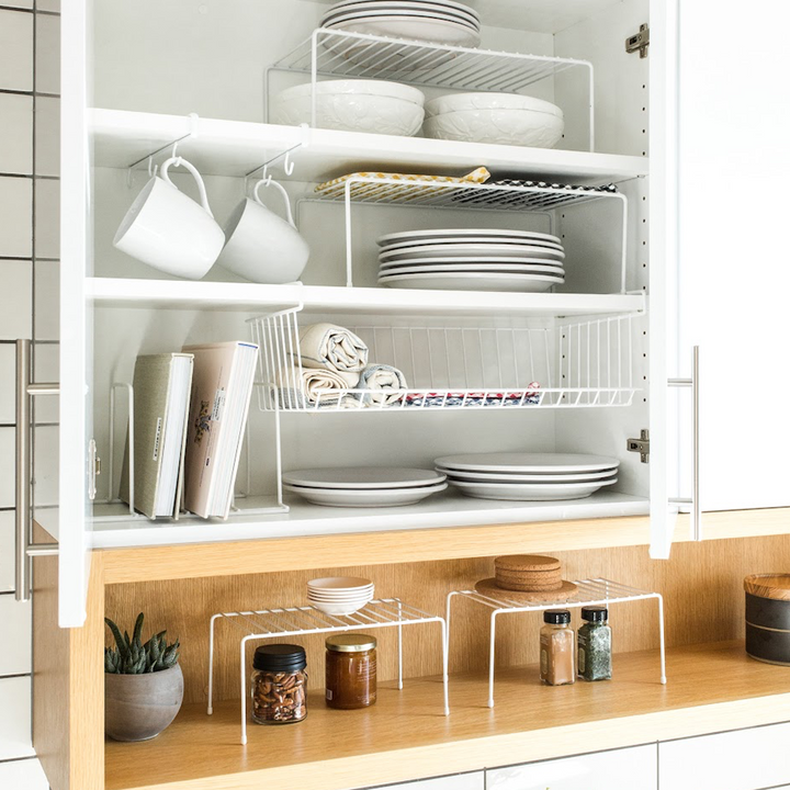 White Cabinet Organizers (Bundle)
