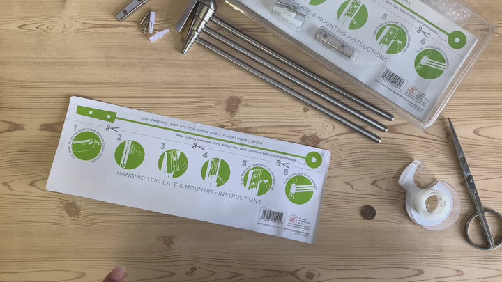 Stainless Steel 3-Arm Towel Bar ⚡️SALE⚡️
