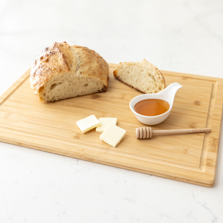 Bamboo Cutting Board with Well