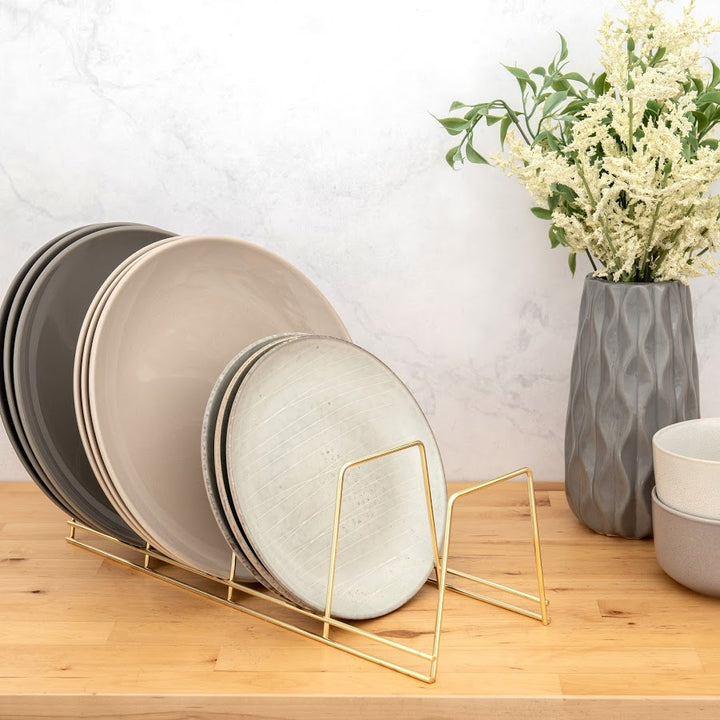 4-Section Plate Rack