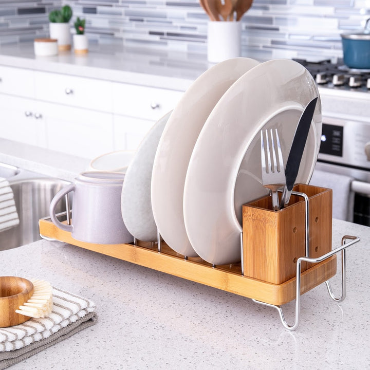 Drain Forest Bamboo Dish Drainer