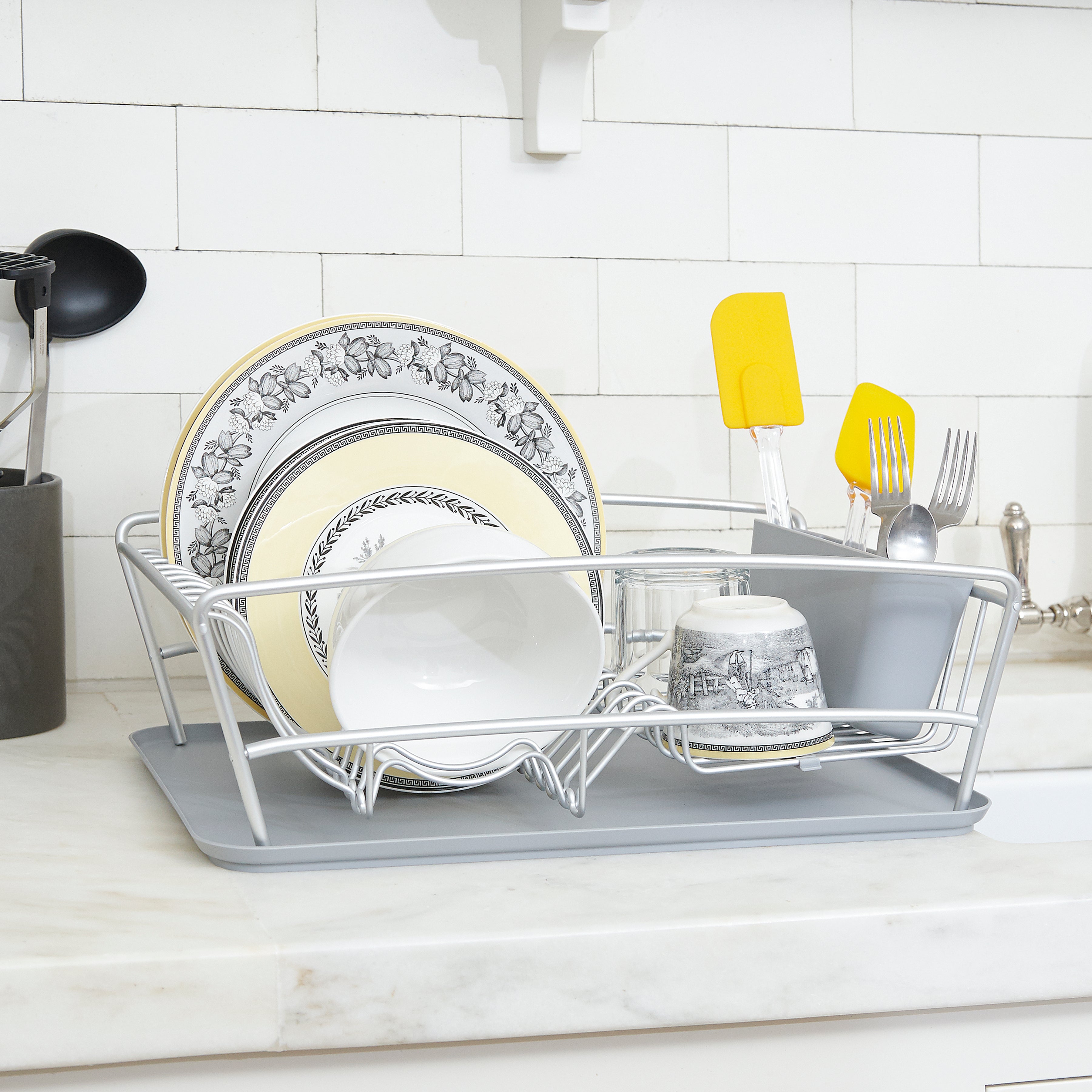 24 x 18 Inch Kitchen Dish Rack  Plate Cutlery Stand/Kitchen