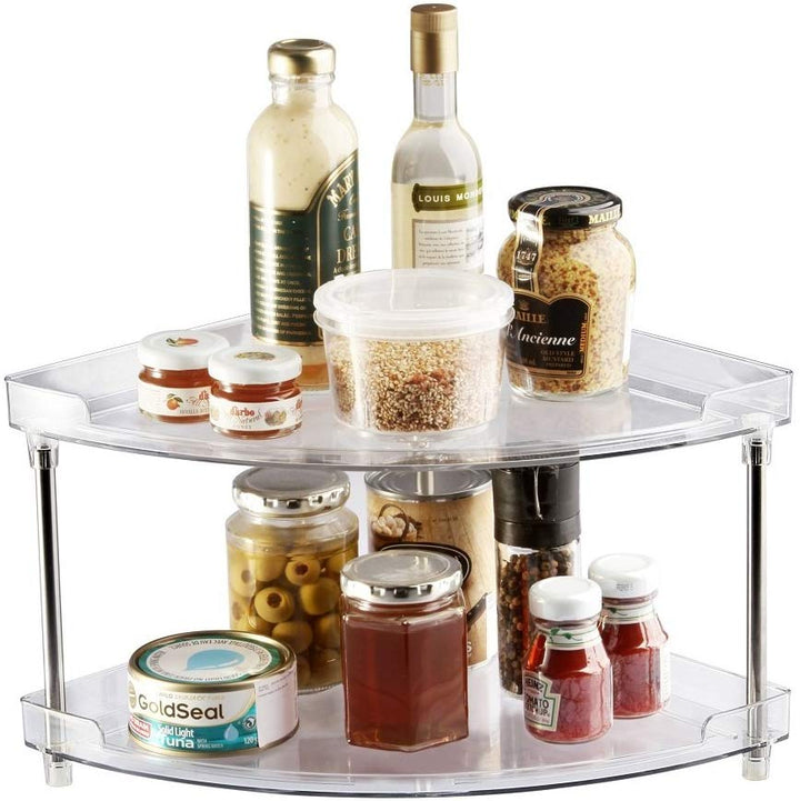 Acrylic Corner Storage Shelf