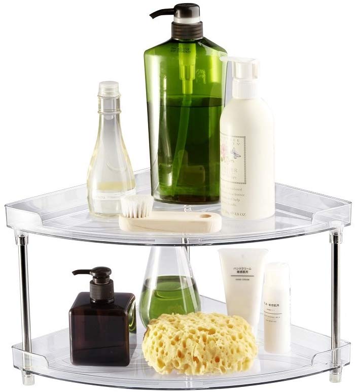 Acrylic Corner Storage Shelf