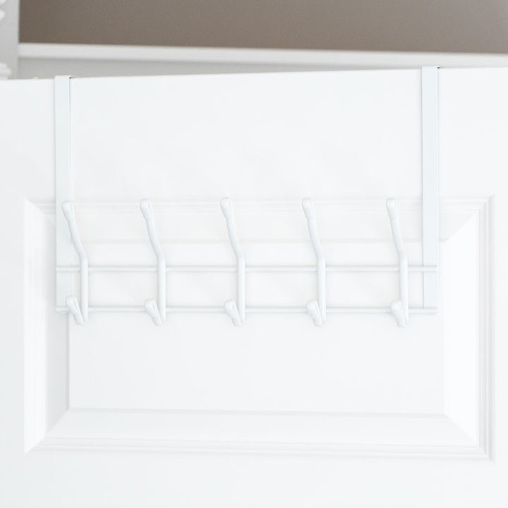 2-Tier Over Door Hook Rack