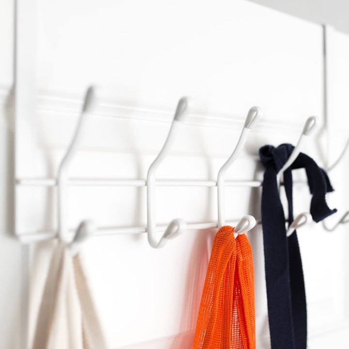 2-Tier Over Door Hook Rack