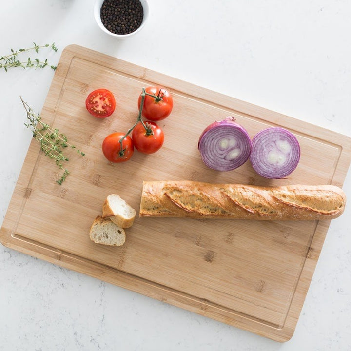 Bamboo Cutting Board with Well