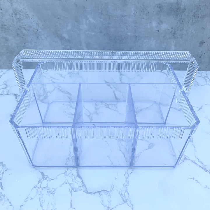Acrylic Caddy With A Handle