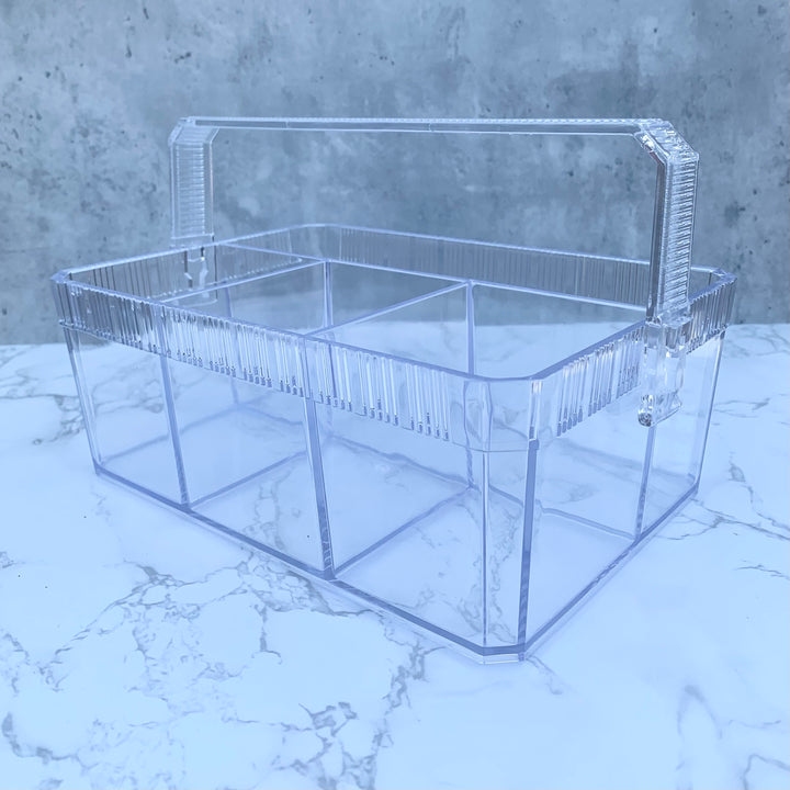 Acrylic Caddy With A Handle