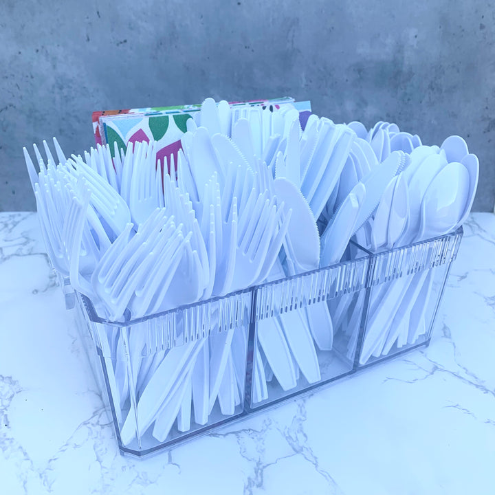 Acrylic Caddy With A Handle