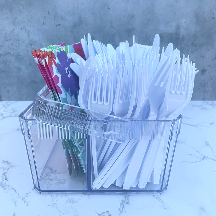 Acrylic Caddy With A Handle