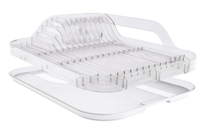 Crystal-Clear Dish Rack Set