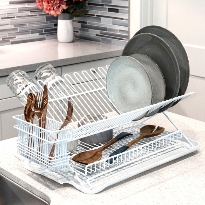 Collapsible Dish Drying Rack, Foldable Dish Drying Rack, Dish Drainer