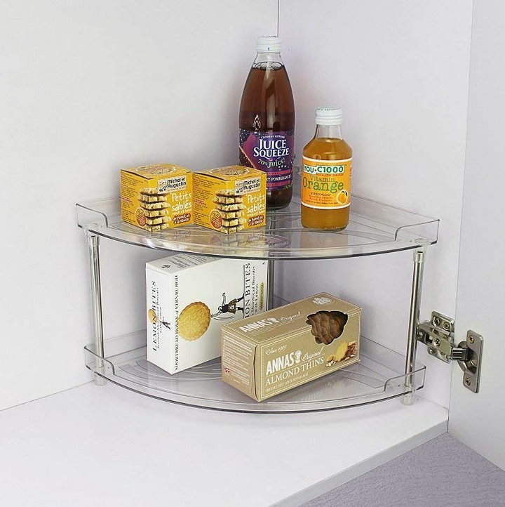 Acrylic Corner Storage Shelf