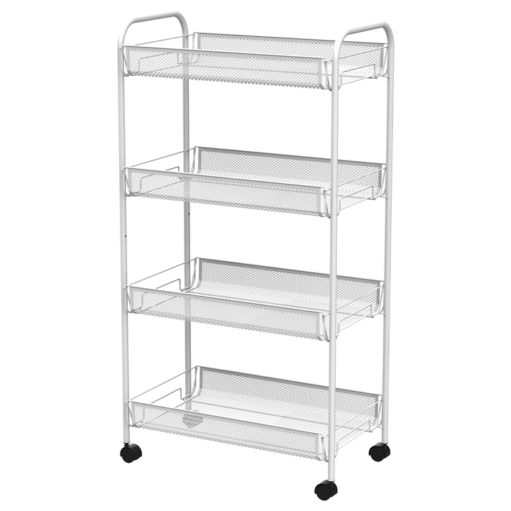 4-Tier Shelf Trolley