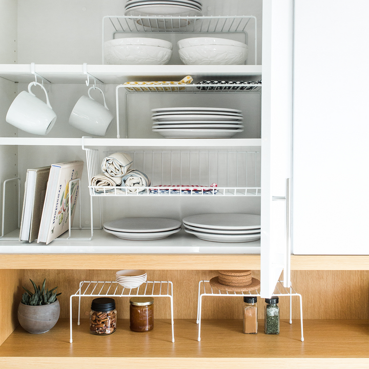White Cabinet Organizers (Bundle)