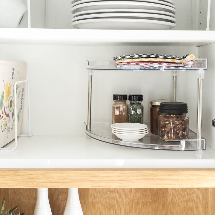 Acrylic Corner Storage Shelf