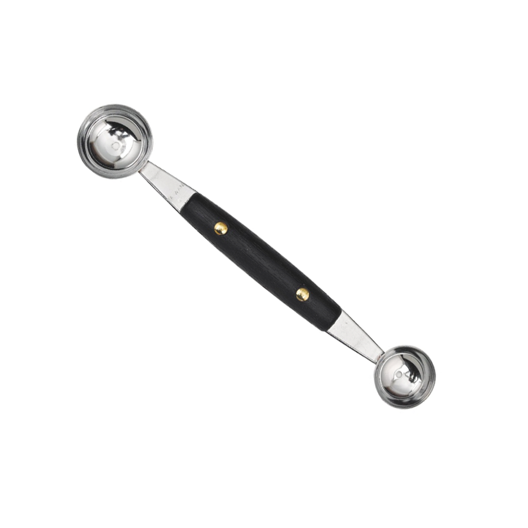 New Stainless Steel Cook Dual Double Melon Baller Ice Cream Scoop Fruit  Spoon