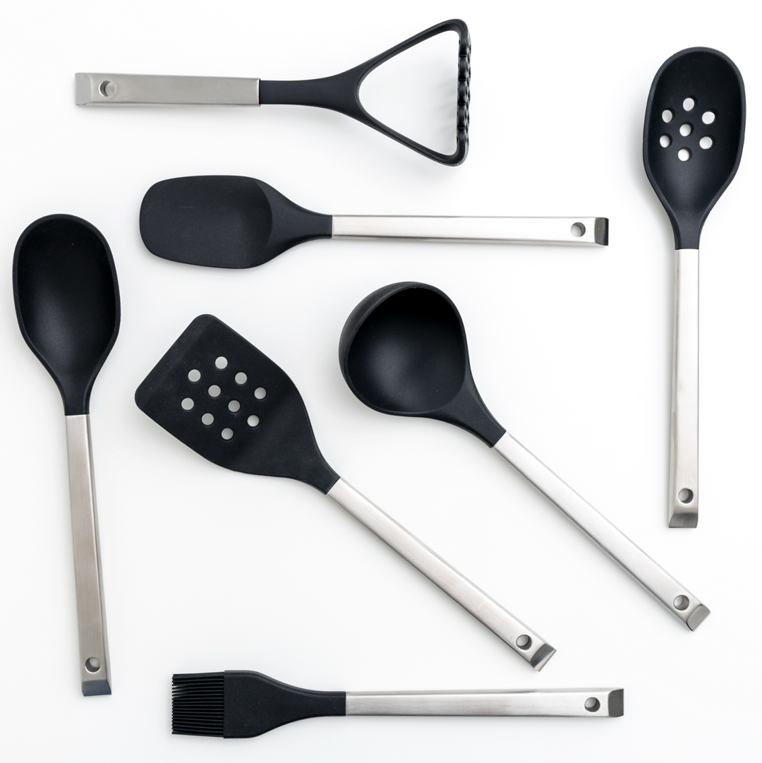 Stainless Steel & Silicone Cooking Tools