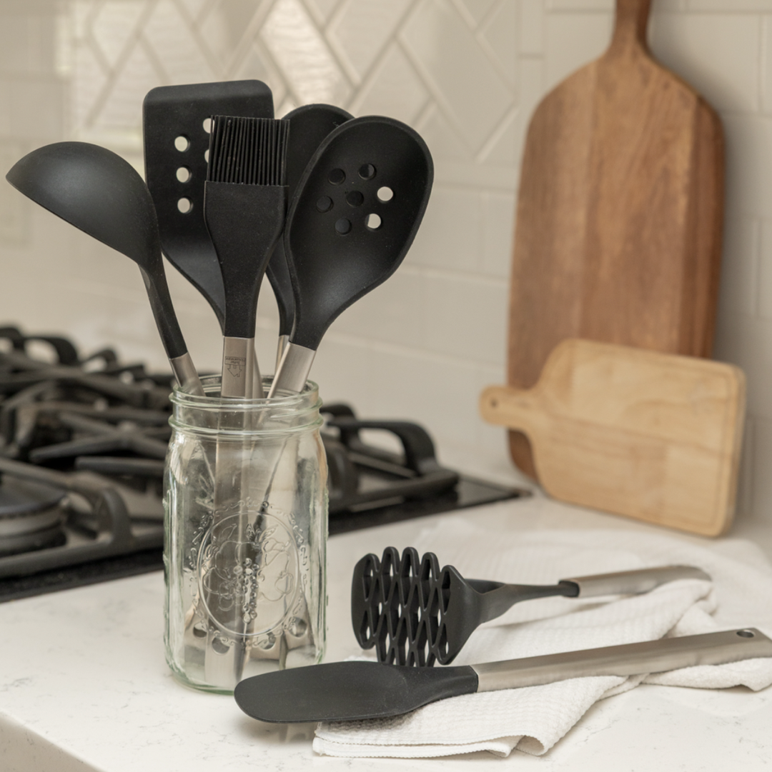 Stainless Steel & Silicone Cooking Tools