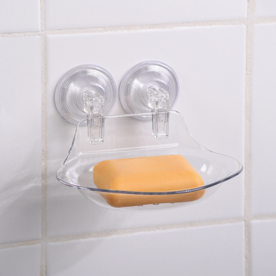 Suction-Cup Soap Holder