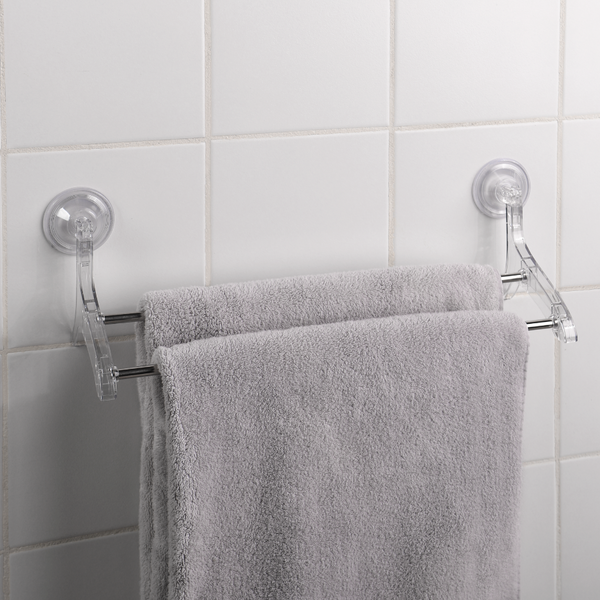 Suction Cup Double Towel Bar The Better House