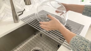 Over-The-Sink Roll-Up Drying Rack
