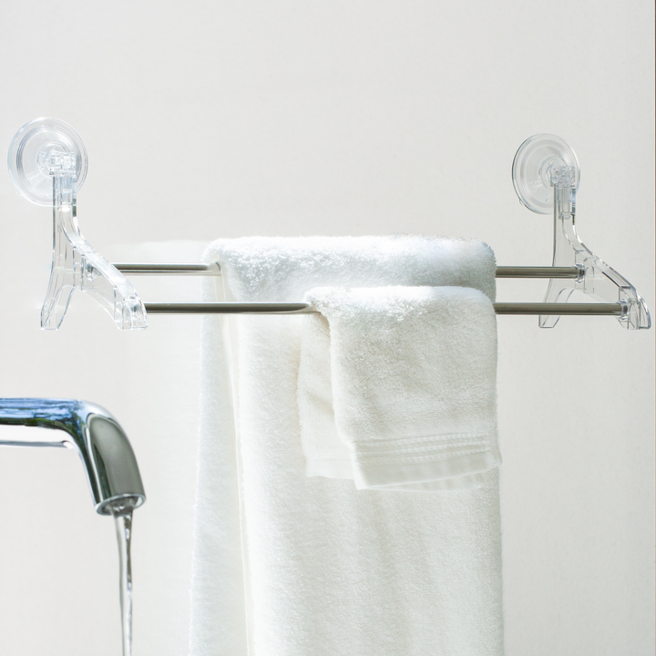 Suction Cup Double Towel Bar The Better House