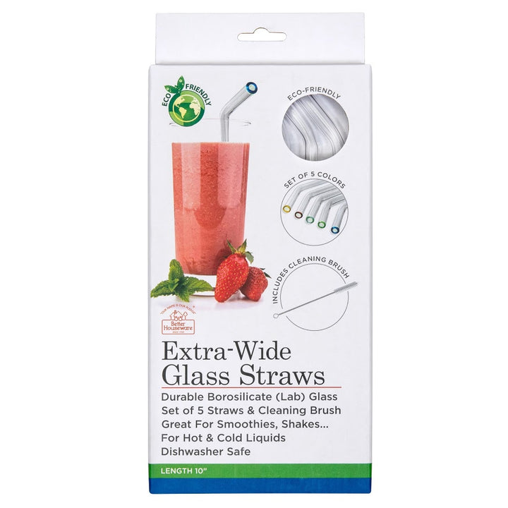 Glass Straws (Extra-Wide)