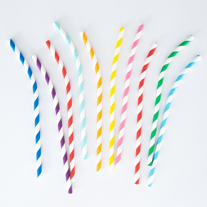 Long Lasting Bendable Paper Straws