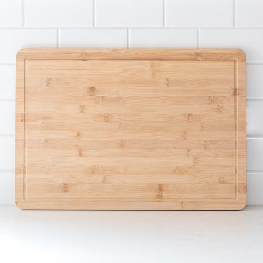 Bamboo Cutting Board with Well