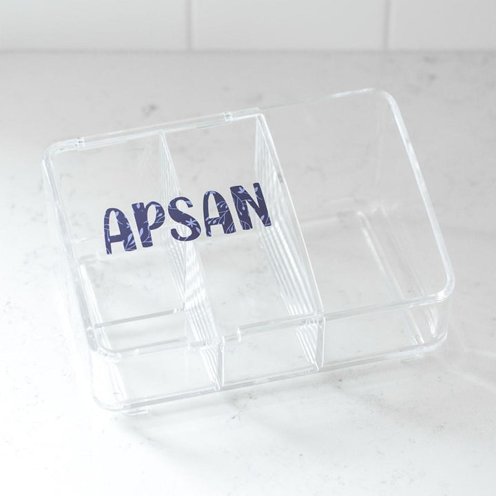 Acrylic Organizer with Lid- Personalized
