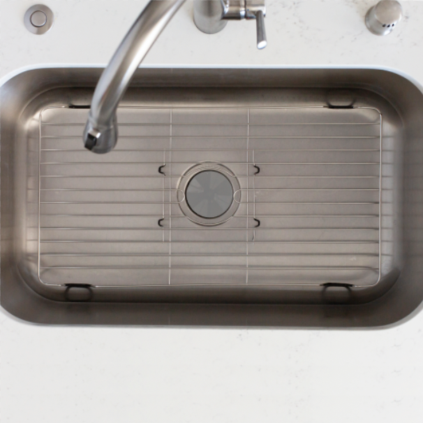 Stainless Steel Sink Protector Coated Feet The Better House