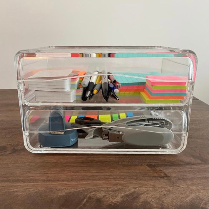 Acrylic 2-Drawer Organizer – The Better House